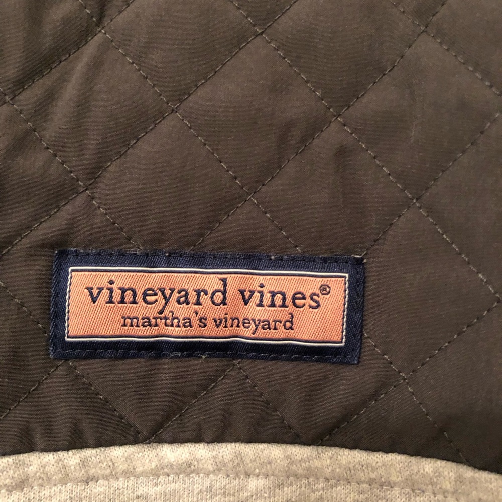 Vineyard Vines Shep Shirt quilted snap up pullover - Picture 4 of 7